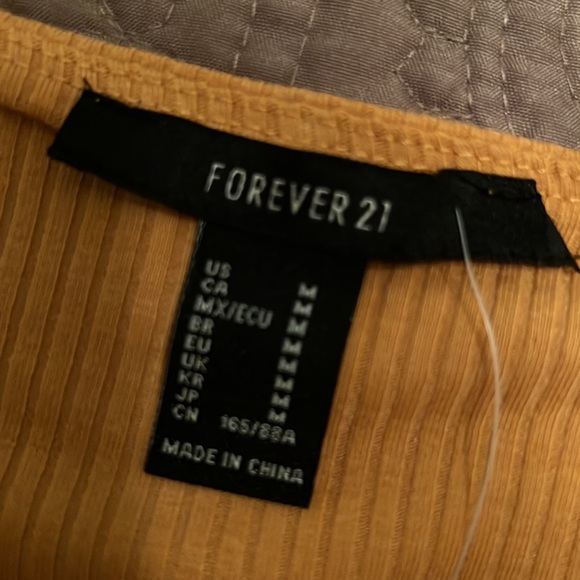 144. Forever 21 Crop Top in Gold - Picture 6 of 12